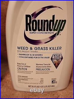 Lot of 6 Roundup Super Concentrate Weed & Grass Killer 35.2 oz. (5100710)
