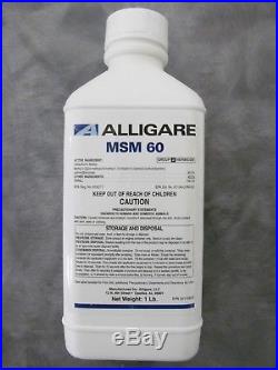 MSM 60DF Herbicide 16 Ounces 60% Metsulfuron Methyl by Alligare