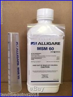 MSM 60 Herbicide 16oz Metsulfuron-Methyl 60% By Alligare