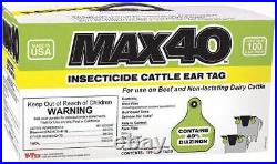 Max40 Insecticide Ear Tags for Cattle