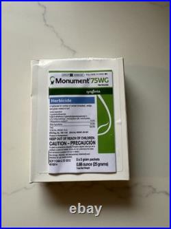 Monument 75WG Herbicide 5x5gm Packets- Trifloxysulfuron Post Emergent