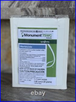 Monument 75WG Herbicide 5x5gm Packets- Trifloxysulfuron Post Emergent
