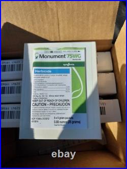 Monument 75WG Herbicide 5x5gm Packets- Trifloxysulfuron Post Emergent