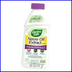 NEEM OIL EXTRACT Concentrate Pests Control 16 fl oz Insecticide Fungicide