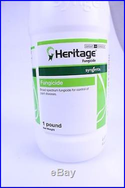 NEW Heritage Fungicide 1 LB Bottle by Syngenta