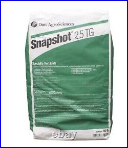NEW Snapshot 2.5 TG Granular Pre-emergent Herbicide 50lb Unopened Bag DOW