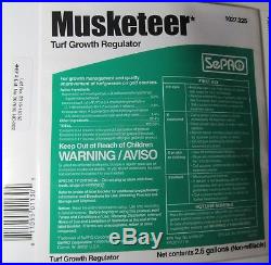 New 2.5 Gallons Sepro Musketeer Turf Growth Regulator For Golf Course 1027.225