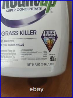 New Roundup Super Concentrate Weed & Grass Killer 64oz. +