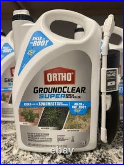 Ortho GroundClear Super Weed and Grass Killer1 with Comfort Wand 4 Gallons