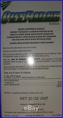 Outrider Herbicide (Sulfosulfuron 75%) 20 oz bottle. FAST, FREE SHIPPING