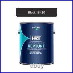 Pettit Neptune HRT Antifouling Ablative Bottom Paint Black Gallon 1843G