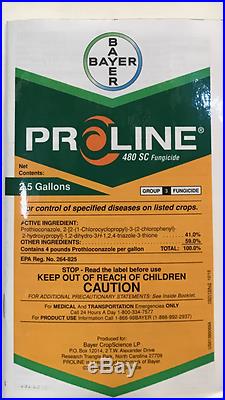 Proline 480 SC Fungicide Prothioconazole 2.5 Gallon