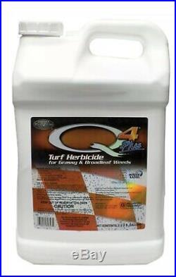 Q4 Plus Turf Herbicide 2.5 Gallons for Grassy and Broadleaf Weeds on Lawns Turf