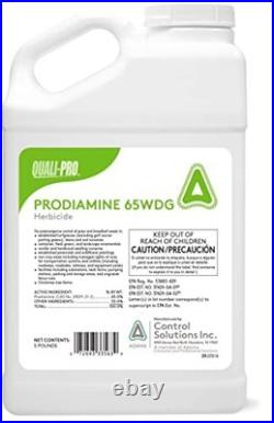Quali-Pro Prodiamine, Pre-Emergent Herbicide, 5 lbs, Yellow 5 LB, White