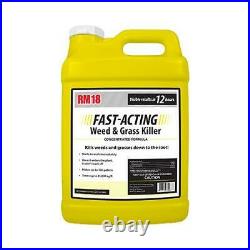 RM18 Grass & Weed Killer Plus Diquat, Fast-Acting, Concentrate, 2.5-Gallons