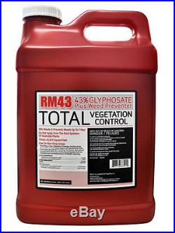 RM43 2.5 Gallon Glyphosate Herbicide Weed Killer Control Preventer Concentrate