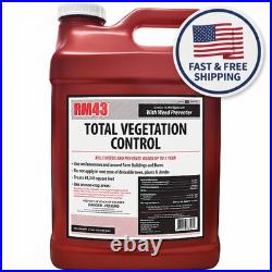 RM43 Weed Killer 43% Glyphosate Total Vegetation Control Herbicide 2.5 Gallon