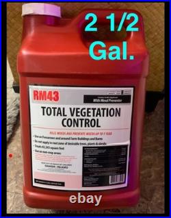 RM43 Weed Killer 43% Glyphosate Total Vegetation Control Herbicide 2.5 Gallon