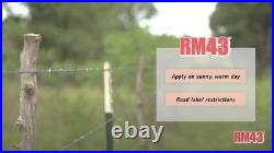 RM43 Weed Killer 43% Glyphosate Total Vegetation Control Herbicide 2.5 Gallon