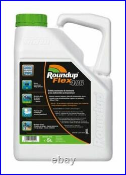 ROUNDUP POWERFLEX (FLEX 480) 5 Liter Unkrautvernichter Konzentrat SCHNELLVERSAND