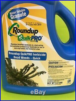 ROUNDUP QuikPRO Herbicide 73.3% Glyphosphate 6.8 LBS (Box of 4)
