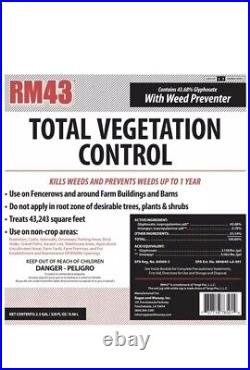 Ragan & Massey RM43 76501 Total Weed & Vegetation Control, 2.5 gallons