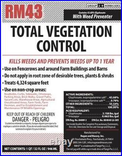 Ragan & Massey RM43 76502 Total Weed & Vegetation Control, 32 Ounce Concentrate