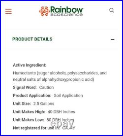 Rainbow Ecoscience MoistureAide 2.5 Gallon Jug