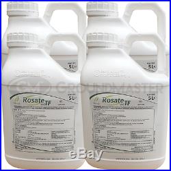 Rosate 360 TF 4 x 5 Litre Strong Glyphosate Professional Garden Weedkiller