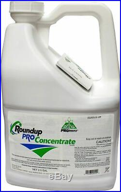 Round Up Pro Concentrate 50.2% Glyphosate 2.5 Gallon Jug Systemic Herbicide