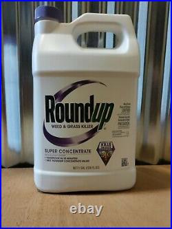 Roundup 1 Gallon, BRAND NEW Super Concentrate Weed & Grass Killer