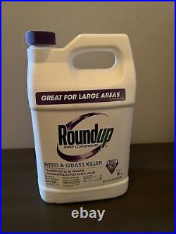 Roundup 1 Gallon, Super Concentrate Weed & Grass Killer 128 oz