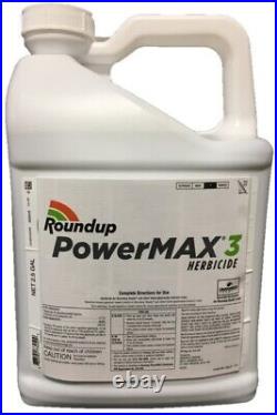 Roundup PowerMax 3 Herbicide Weed Killer 51.2% Glyphosate 2.5 Gallons