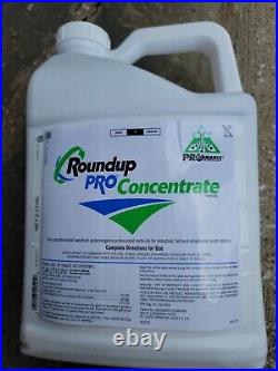 Roundup Pro Concentrate 2.5 Gal. Glyphosate Herbicide Weed/Brush FREE SHIPPING