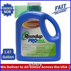 Roundup Pro Max (1.67 Gals) Weed & Brush Killer Herbicide Turf Ornamental Weeds