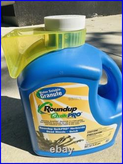 Roundup Quick Pro 6.8lbs Herbicide/Weed killer New! 1 bottle