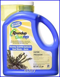 Roundup QuikPro 6.8lbs Herbicide/Weed killer FAST acting product Kills All