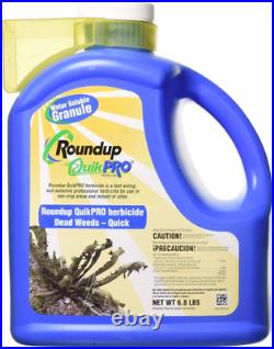 Roundup QuikPro Herbicide Weed Killer, Fast Working, 6.8 Pound Jug