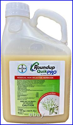 Roundup QuikPro SC Total Herbicide Weed Killer 1.125 Gallons