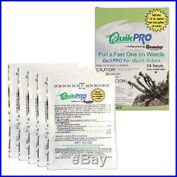 Roundup QuikPro Weed Killer HERBICIDE 73.3% QuickPro 1 Packet per Gallon 10 pack