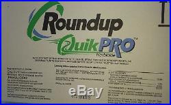 Roundup Quikpro herbicide case of FOUR 6.8 pound jugs FREE FAST SHIPPING