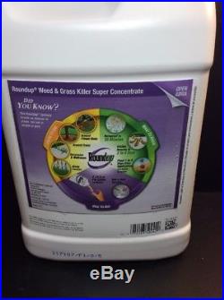 Roundup Super Concentrate 128-oz Weed and Grass Killer Makes 85 Gallons NICE BUY