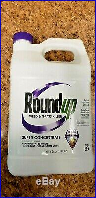 Roundup Super Concentrate 1 Gallon Weed & Grass Killer- Free Shipping