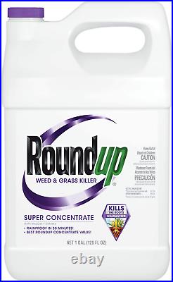 Roundup Weed And Grass Killer Super Concentrate, 1-Gallon