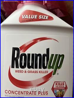 Roundup Weed & Grass Killer Concentrate Plus CASE of 12 36.8 oz. Concentrate