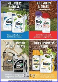 Roundup Weed Grass Killer Control 50% Super Concentrate 30 mins. Rainproof 1 Gal