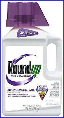 Roundup Weed and Grass Killer Super Concentrate, 1/2-Gallon Free Shipping
