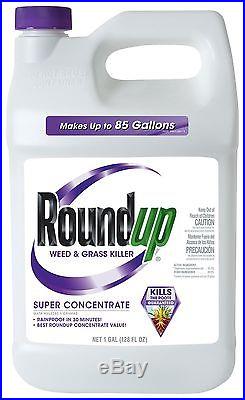 Roundup Weed and Grass Killer Super Concentrate 1-Gallon NEW FREE SHIPPING