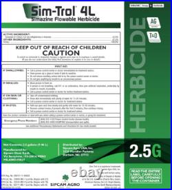 Simazine 4L(2.5 Gal.) Pre-Emergent Herbicide for Broadleaf and Grass Suppression
