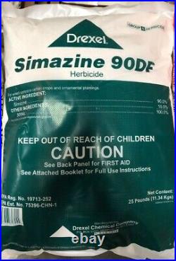 Simazine 90DF Herbicide 25 Pounds (Same as Princep Cal 90)